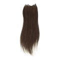 No Tip Hair with Micro Ring Brazilian Hair 10-26inch Brown #4 Straight Human Vigin Remy Hair Feather Shape Hair Extension